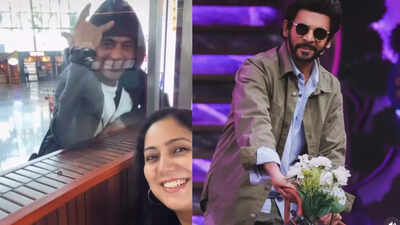 Sunil Grover and Harshdeep Kaur enjoy a fun banter; find a way to gossip through glass wall