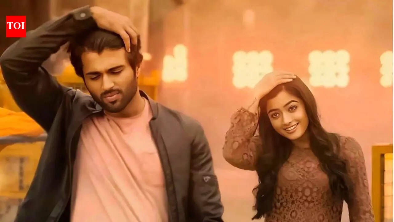 Rashmika Mandanna and Vijay Deverakonda movie stills that capture their undeniable chemistry
