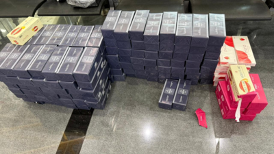 Cigarettes, laptops, mobile phones worth Rs 65.99 lakh seized from air passengers in Coimbatore