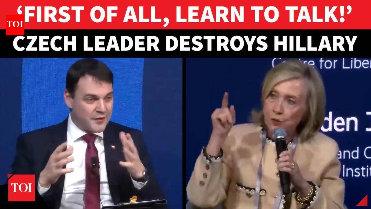 'Your Policies Were Detached From Reality': Czech Dy PM Shows No Mercy To Hillary Over Trump Bashing