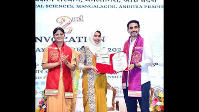 Anupriya Patel urges new doctors to be AI-literate and AI-ready at AIIMS Mangalagiri convocation