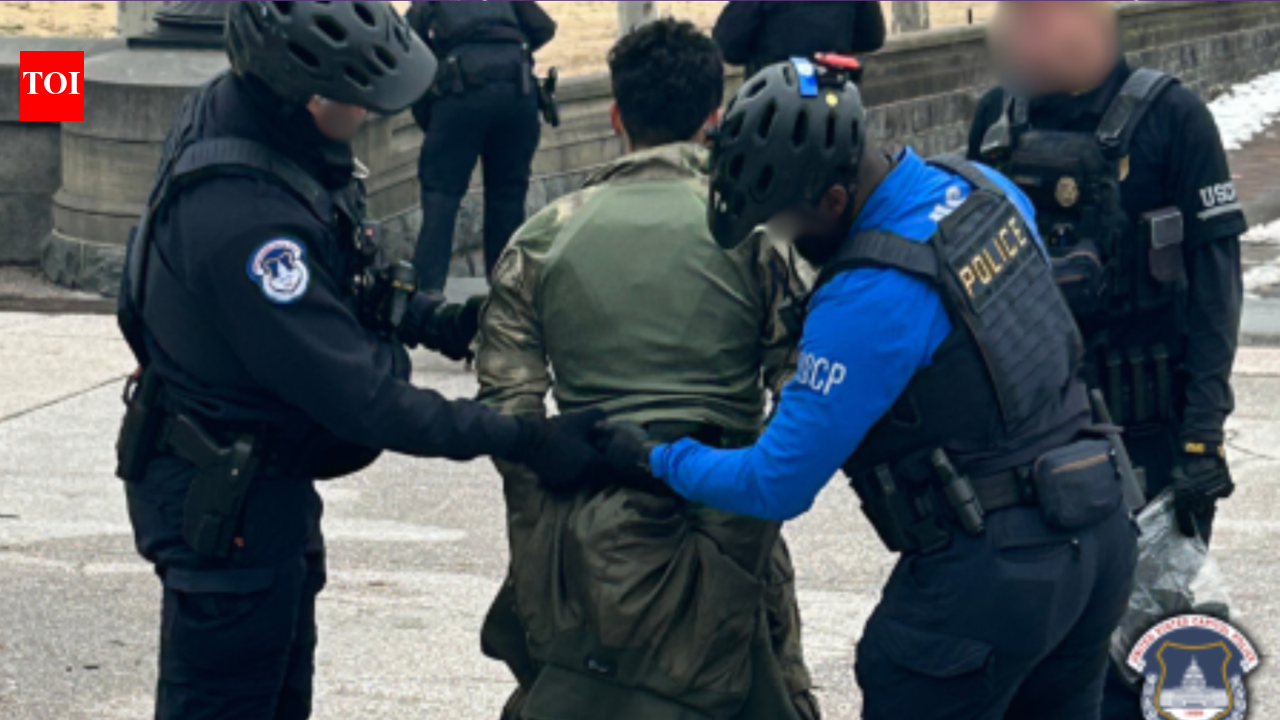 Security breach at Capitol: 18-year-old held after running toward federal building with loaded shotgun