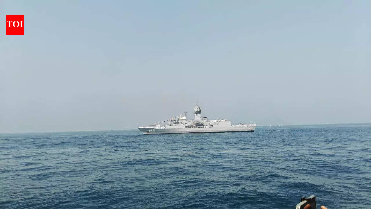 India’s naval might on full display at International Fleet review off Vizag coast