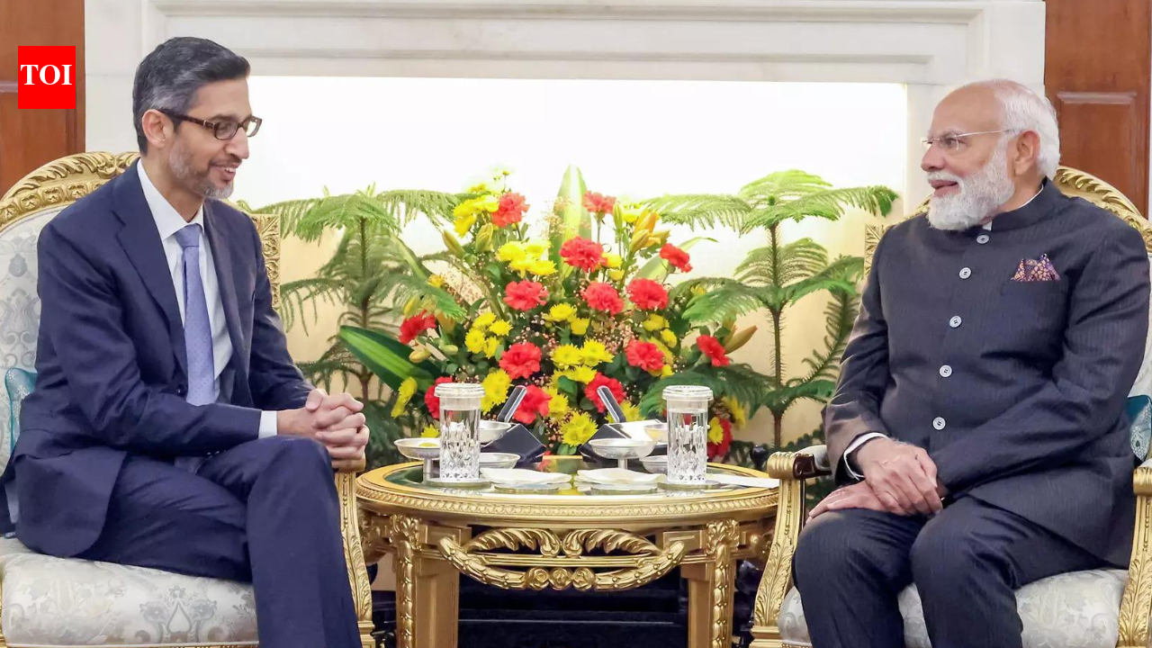 India AI Impact Summit: PM Modi meets Google CEO Sundar Pichai