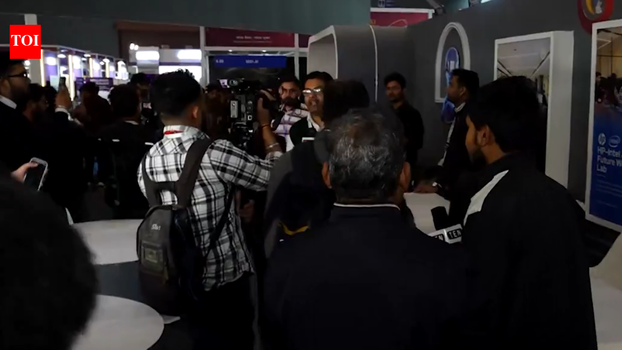 Robodog row escalates: Power cut off at Galgotias University pavilion after being asked to vacate AI Summit