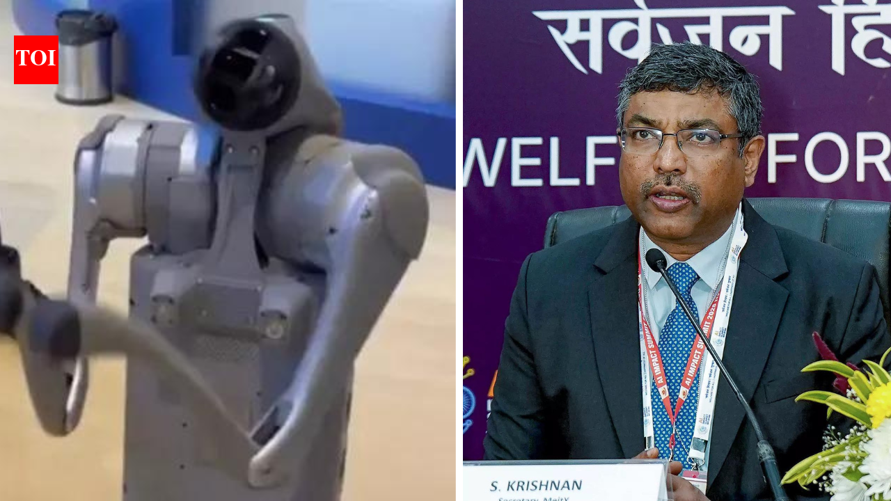 'Exhibitors must not display...': IT secretary's warning amid Galgotias University's Chinese robodog row