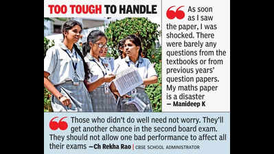 CBSE class 10 boards begin on tough note as math paper stumps students