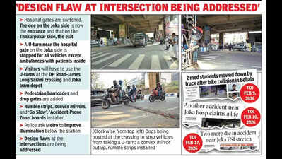 After 5 deaths in Feb, cops order ESI hosp gate switch, U-turn bar, convex mirrors