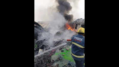 Major fire at company on Lohegaon-Wagholi road; no loss of life
