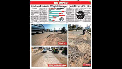 5k in 10 days: MCG launches drive to fix craters on Gurgaon roads as plaints spike