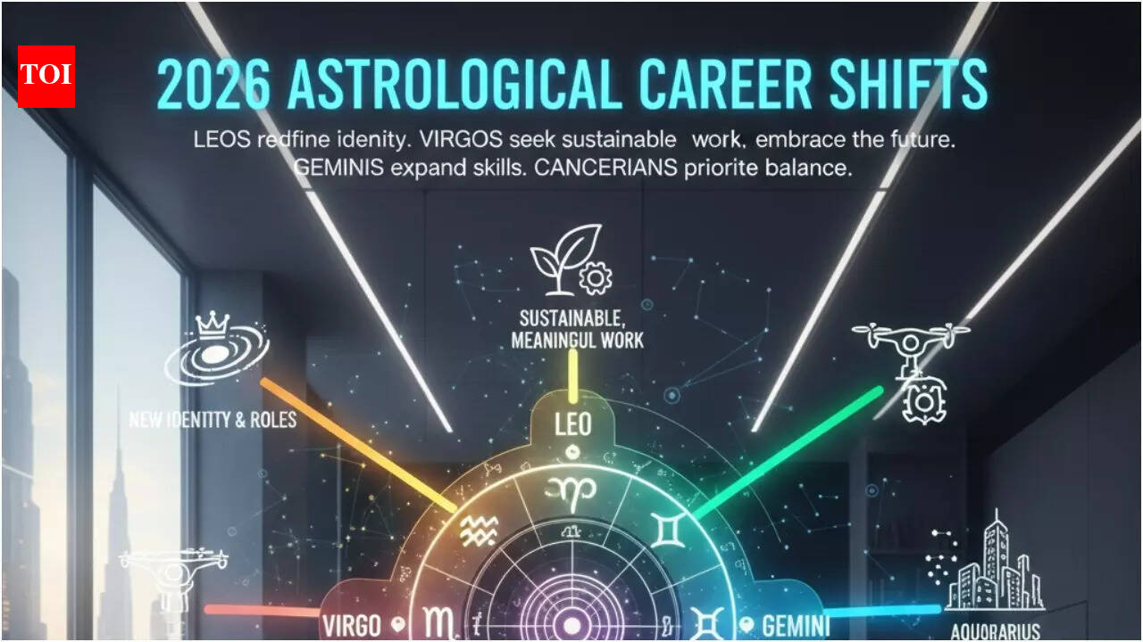Zodiac signs most likely to change industries in 2026 - The Times of India