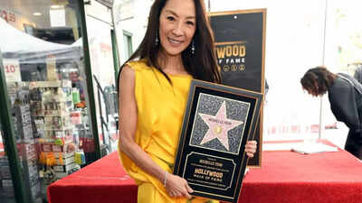Michelle Yeoh gets Hollywood Walk of Fame Star, dedicates it to parents: 'This is our star'