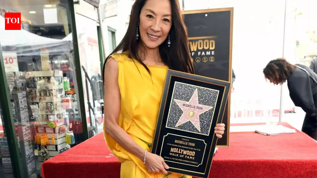 Michelle Yeoh gets Hollywood Walk of Fame Star, dedicates it to parents: 'This is our star'
