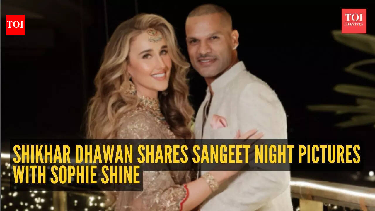 “ऑलमोस्ट द धवन्स”: शिखर धवन ने सोफी शाइन के साथ संगीत रात की तस्वीरें साझा कीं- शादी का जश्न शुरू?