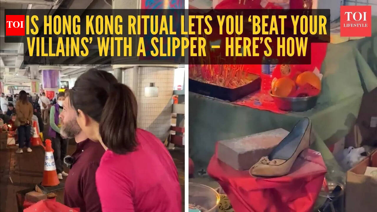 This Hong Kong ritual lets you ‘beat your villains’ with a slipper – here’s how