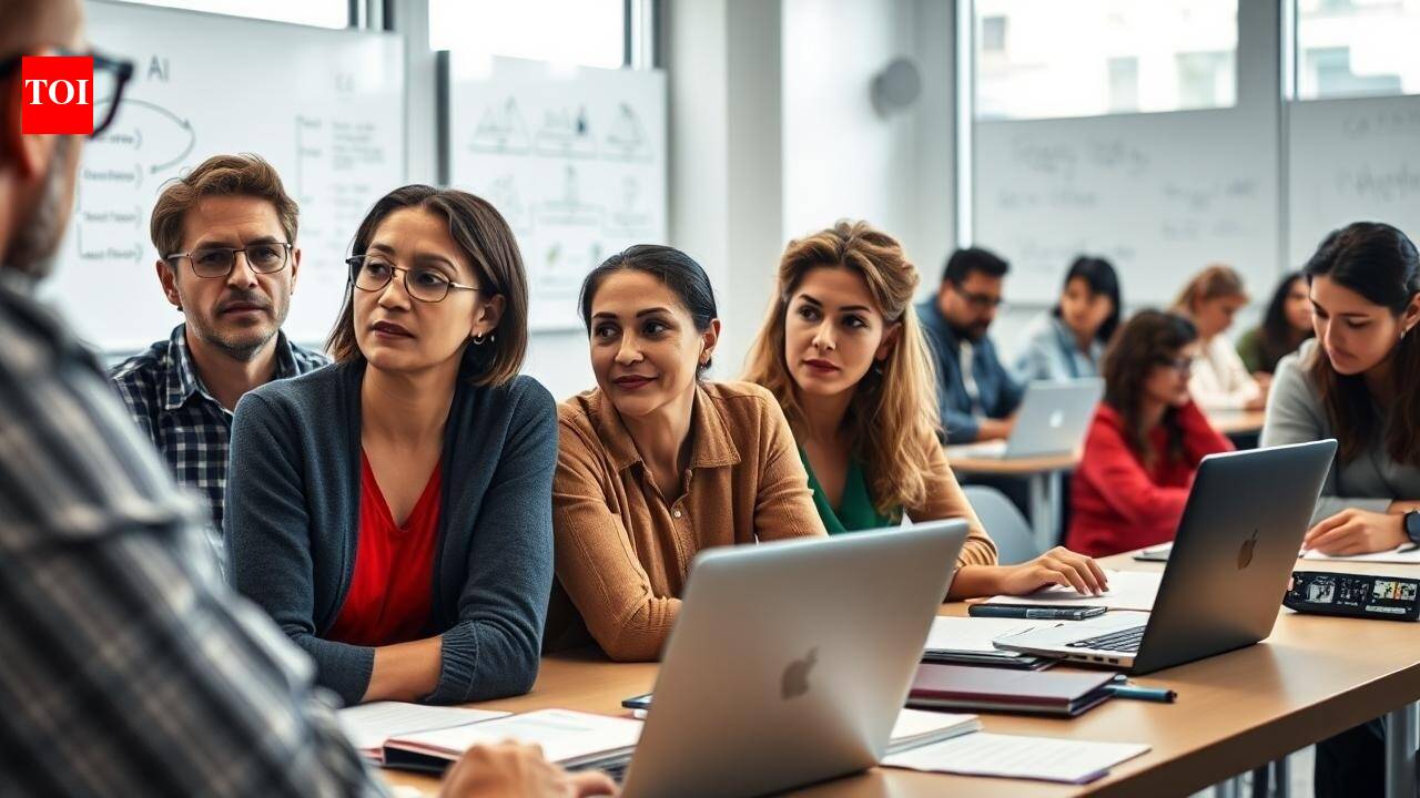 नौकरियों और एआई के बारे में चिंतित अमेरिकी आगे रहने के लिए वापस स्कूल जा रहे हैं