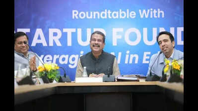 Education minister chairs roundtable with indian ai education startups