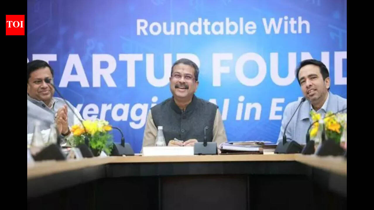 Education minister chairs roundtable with indian ai education startups