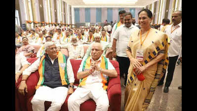 After spat over CM face, BJP gags members from speaking on alliance with JD(S)