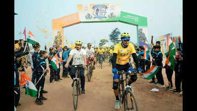 CISF coastal cyclothon reaches Mangaluru