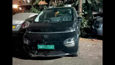Car speeds in, crushes guard against wall in Alipore hsg