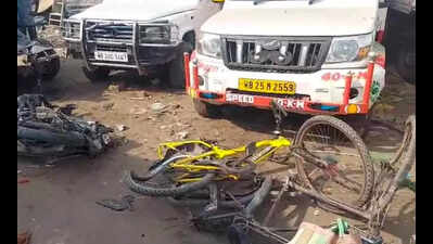 Racing bus on BT Rd kills cyclist, injures 4