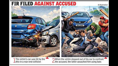 HR executive on way home thrashed with bats in road rage in Gurgaon