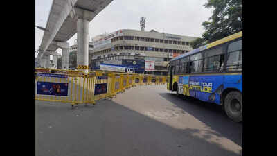 Barricades, bus stop shift bring partial traffic relief at Sancheti Chowk