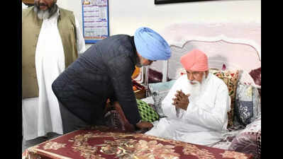 Punjab acquires land for Ravidass centre, finance minister Harpal Singh Cheema calls on Dera Ballan head