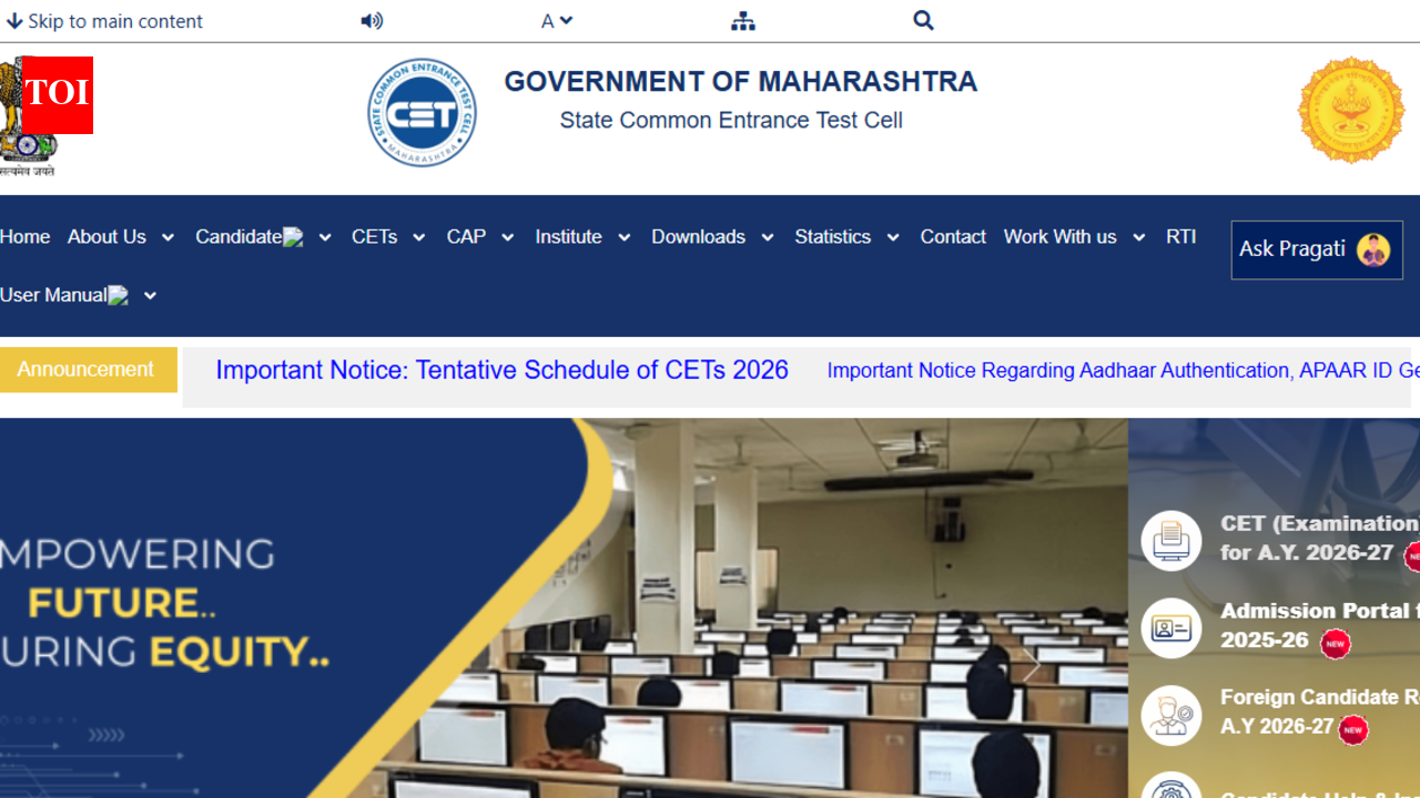 एमएचटी सीईटी 2026 पंजीकरण आज cetcel.mahacet.org पर समाप्त हो रहा है: यहां आवेदन करने के लिए सीधा लिंक