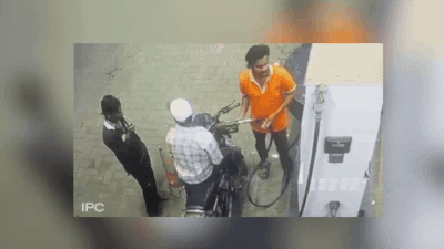 CCTV shocker: Told not to smoke while refuelling, man sparks inferno at petrol pump