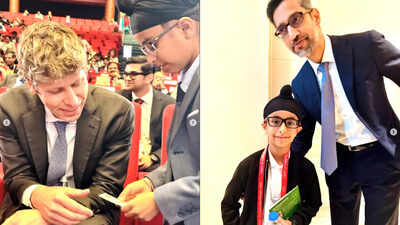 Meet Ranvir Sachdeva, the 8-year-old speaker who met Sundar Pichai and Sam Altman at the India AI Summit