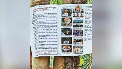 At Odisha's Gandhamardan, posters with phone numbers of ex-rebels urge Maoists to surrender