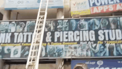 Massive fire at Hyderabad coaching centre triggers chaos; 40+ students trapped