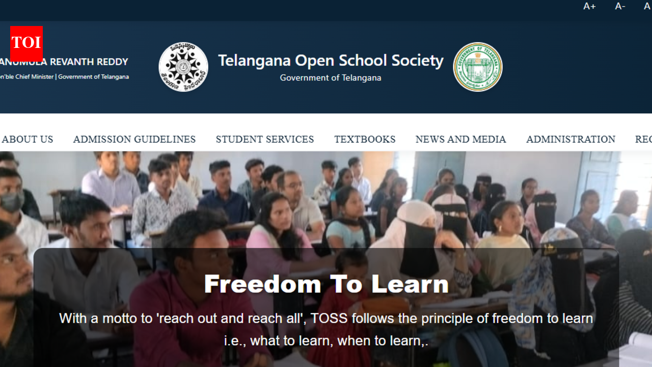 TOSS April-May 2026 exam timetable released for SSC, Intermediate students: Check schedule here