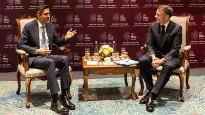 Sundar Pichai ‘enjoyed’ meeting French President Emmanuel Macron at AI Impact Summit in Delhi
