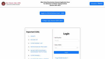 Bihar Board to release second selection list for D.El.Ed 2025-27 admission in non-government institutes