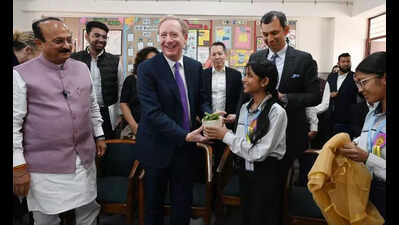 No chalk or blackboard: At CM Shri school, a ‘smart’ panel is where learning happens