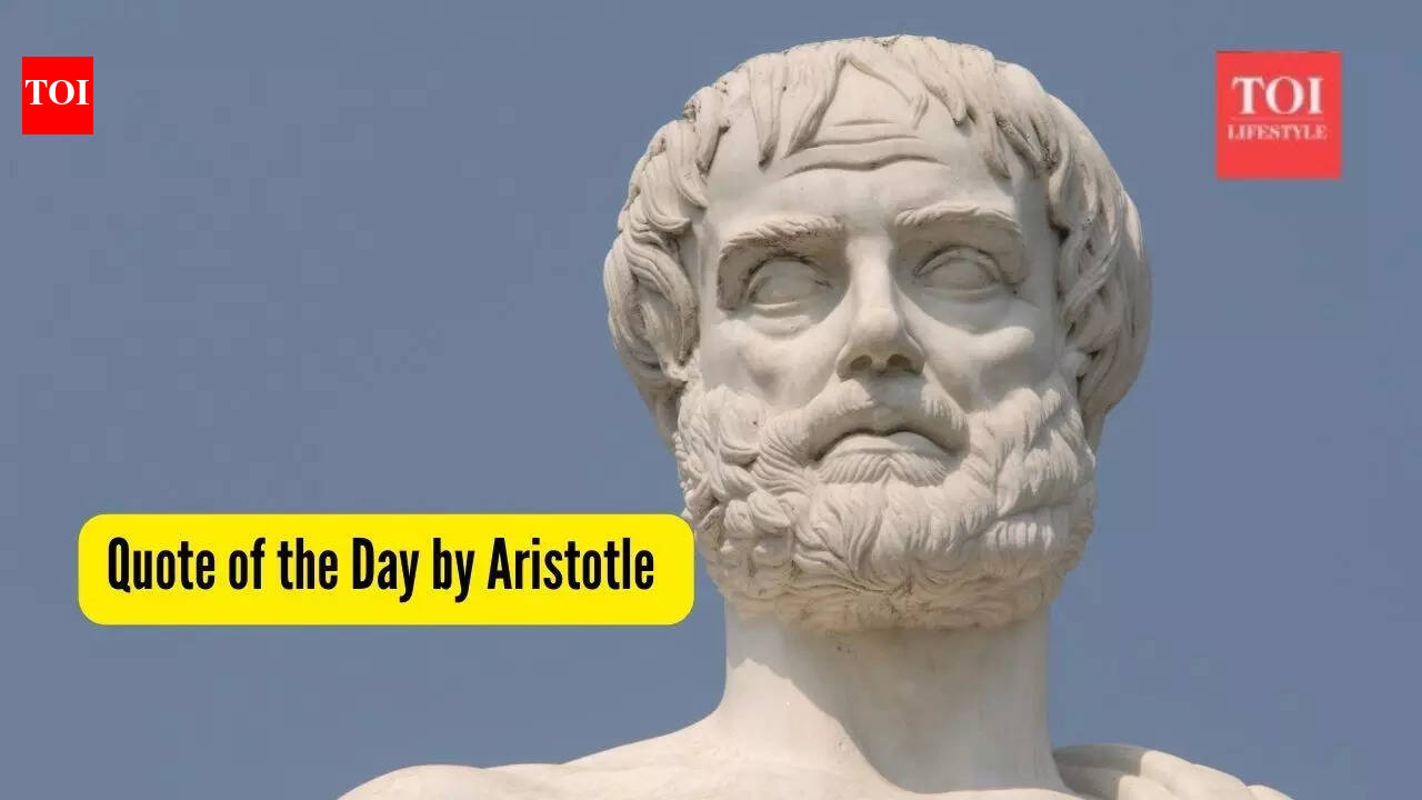 Aristotle Quote: Quote of the Day by Aristotle: "It is not the handsomest or strongest men who are..." - The Times of India