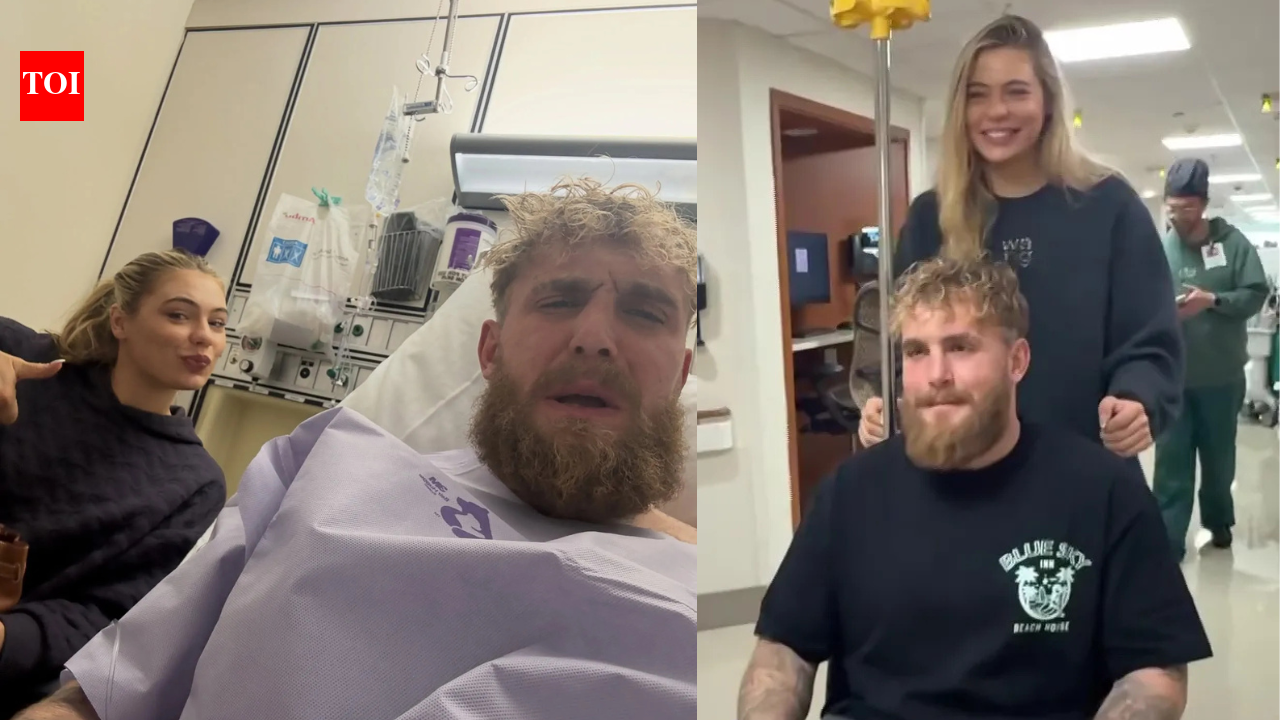 Jake Paul faces another jaw surgery setback after Anthony Joshua knockout as Jutta Leerdam supports him in hospital