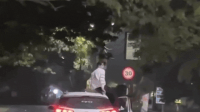 No one at the wheel? Youth performs stunts on moving car's roof, arrested after video goes viral