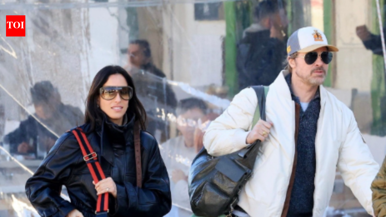 Brad Pitt and Ines de Ramon head for a small getaway to Greece as ‘The Riders’ shoots sets in Hydra
