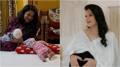 Actress Aishwarya Vinay on motherhood after welcoming twins, says, "Used to say no one could control me, then arrived my babies"