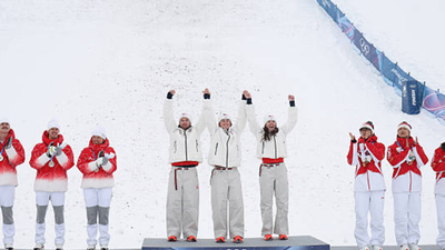 Team USA win back-to-back mixed team aerials gold at Milano Cortina 2026, Kaila Kuhn, Connor Curran and Christopher Lillis set new Winter Olympics record