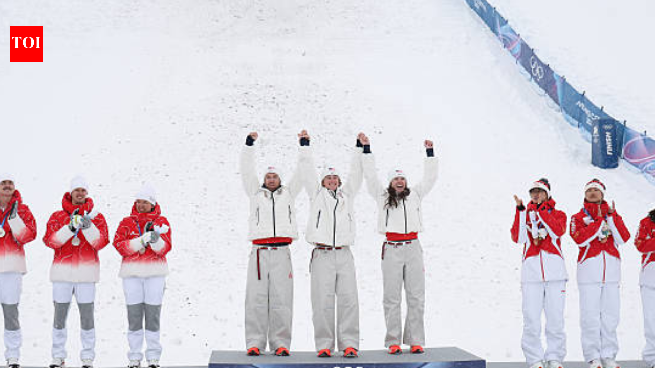 Team USA win back-to-back mixed team aerials gold at Milano Cortina 2026, Kaila Kuhn, Connor Curran and Christopher Lillis set new Winter Olympics record