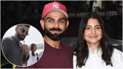 Virat Kohli, Anushka Sharma return to Mumbai,  SPOTTED at Gateway of India