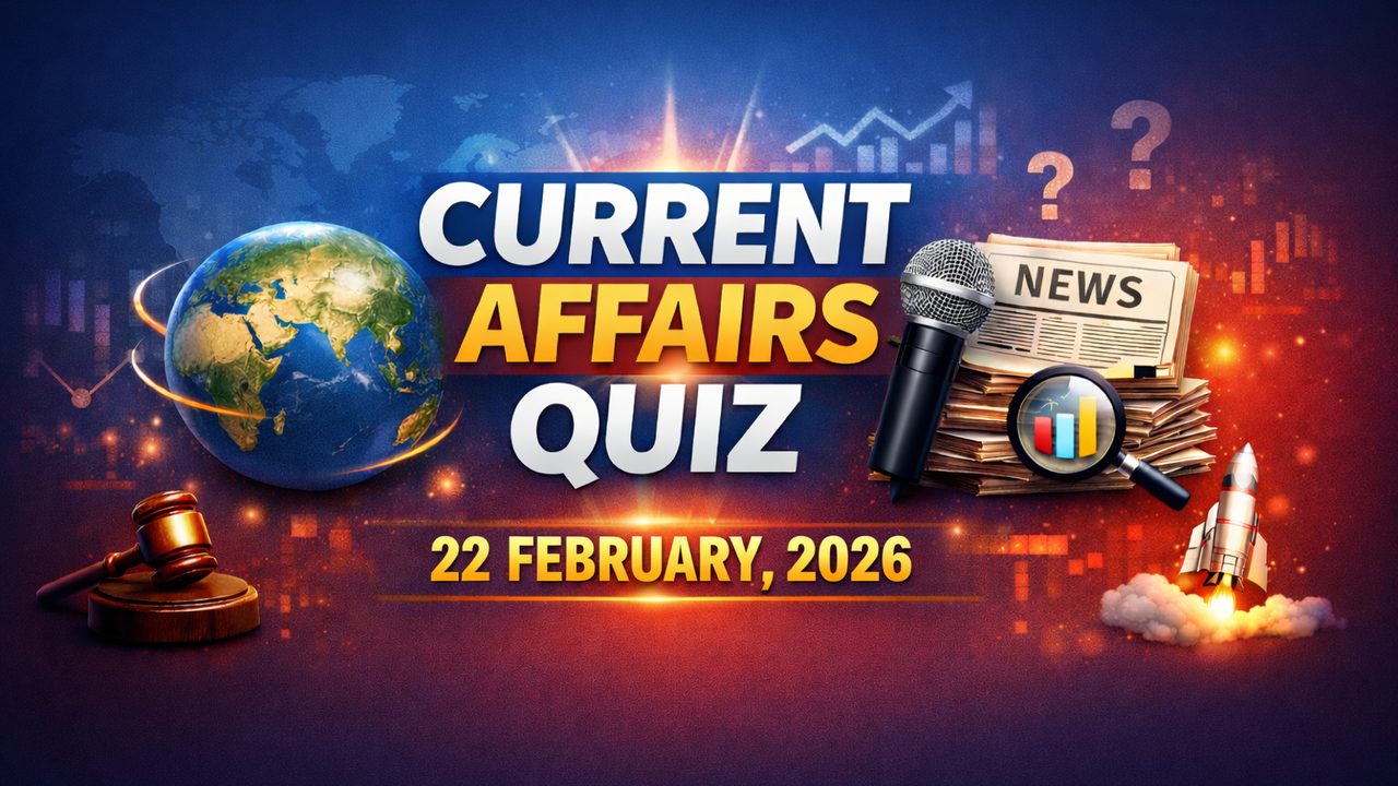 GK Quiz Today 22 February 2026 Latest Current Affairs Questions Answers ...