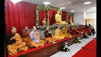 Mahabodhi Society, Andhra University launch meditation centre in Vizag