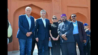 Croatian PM Andrej Plenković visits Taj Mahal, Agra Fort