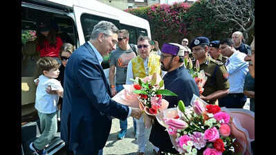 Croatian PM Andrej Plenković visits Taj Mahal, Agra Fort